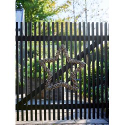 Rattan dekorationsstjerne <br><br> Kubu <br><br> Mega <br><br> L80 x B80 x D7 cm <br><br>