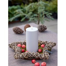 Rattan dekorationsstjerne <br><br> Kubu <br><br> Mini <br><br> L38 x B38 x D5 cm <br><br>