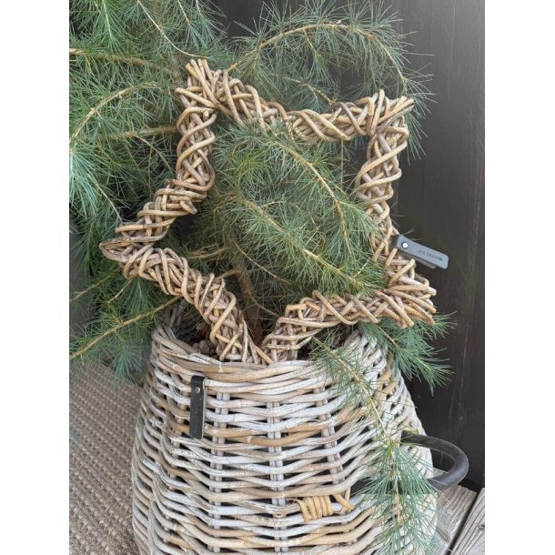 Rattan dekorationsstjerne <br><br> Kubu <br><br> Mini <br><br> L38 x B38 x D5 cm <br><br>