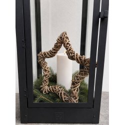 Rattan dekorationsstjerne <br><br> Kubu <br><br> Mini <br><br> L38 x B38 x D5 cm <br><br>