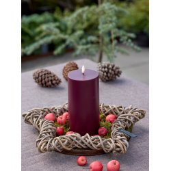 Rattan dekorationsstjerne <br><br> Kubu <br><br> Mini <br><br> L38 x B38 x D5 cm <br><br>