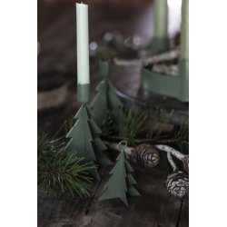 Metal juletr <br><br> Stvgrn <br><br>