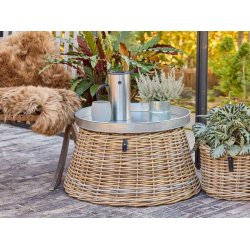 Maxi rattan <br> opsats/juletr�sskjuler <br><br> konisk <br><br> Kubu <br><br> �45/60 x H30 cm <br><br>