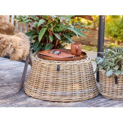 Maxi rattan <br> opsats/juletr�sskjuler <br><br> konisk <br><br> Kubu <br><br> �45/60 x H30 cm <br><br>