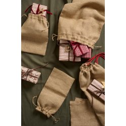 Jutes�k <br><br> Lille - 20 x 40 cm <br><br> m/naturfarvet jutesnor <br><br> 