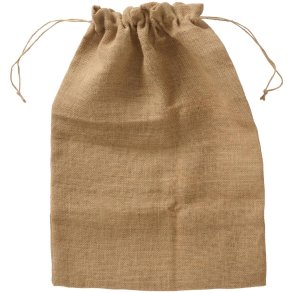 Jutes�k <br><br> Stor - 40 x 55 cm <br><br> m/naturfarvet jutesnor <br><br> 