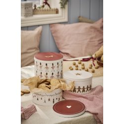 Kagedse m. gardere <br><br> rund <br><br> H18,2 / 16,8 cm <br><br>