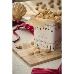 Kagedse m. ranke <br><br> My Nostalgic Christmas <br><br> firkantet <br><br>8,7 x 12,5 cm <br><br>