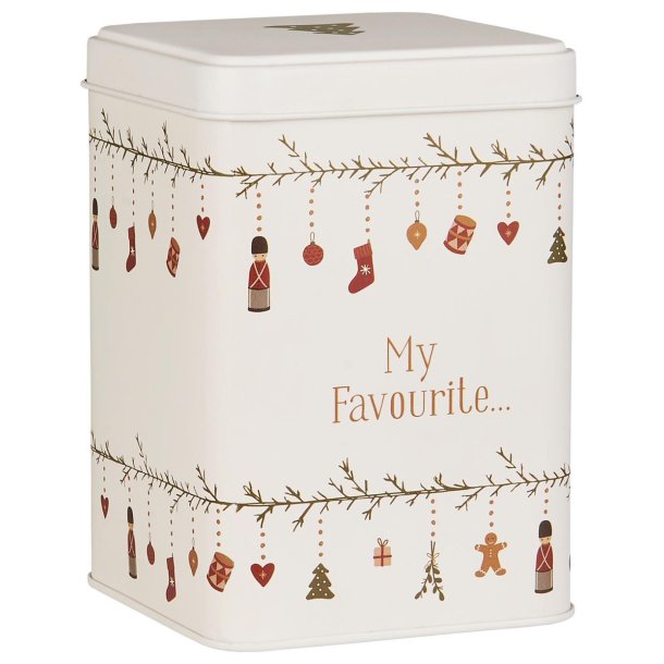 Kagedse m. ranke <br><br> My Nostalgic Christmas <br><br> firkantet <br><br>8,7 x 12,5 cm <br><br>