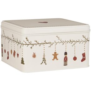 Kagedse m. ranke <br><br> My Nostalgic Christmas <br><br> firkantet <br><br>10,3 x 17,7 cm <br><br>