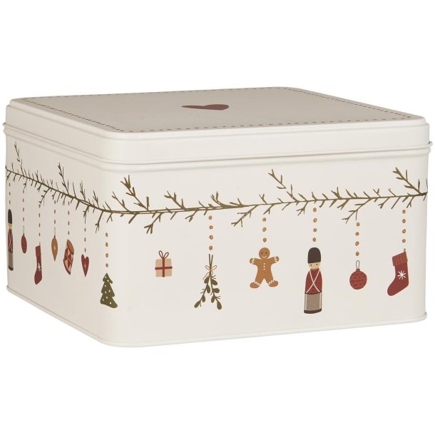 Kagedse m. ranke <br><br> My Nostalgic Christmas <br><br> firkantet <br><br>10,3 x 17,7 cm <br><br>