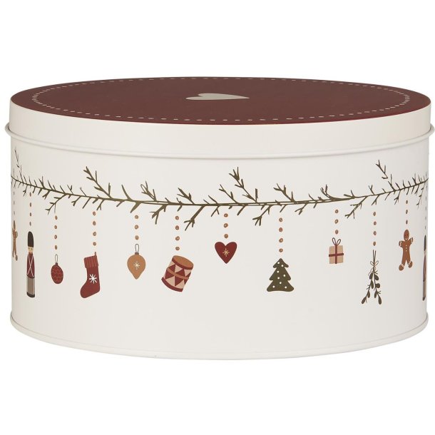 Kagedse m. ranke <br><br> My Nostalgic Christmas <br><br> rund <br><br> H9 / 16,8 cm <br><br>