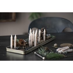 Kalenderlys 1-24 kertelys <br><br> malva m. sorte tal <br><br>