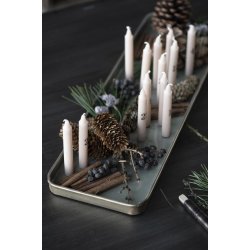 Kalenderlys 1-24 kertelys <br><br> malva m. sorte tal <br><br>