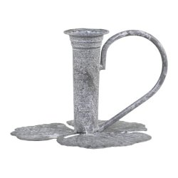 Kammerstage m. blade <br><br> t/ bedelys <br><br> antique zink