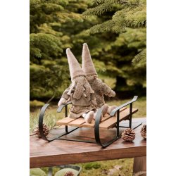 Dekoklk <br><br> sort m. trsde <br><br> L 50 cm <br><br>