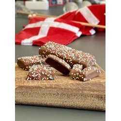 Karamel Bar <br><br>Romkuglebar med lys chokolade <br><br> 