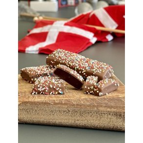 Karamel Bar <br><br>Romkuglebar med lys chokolade <br><br> 