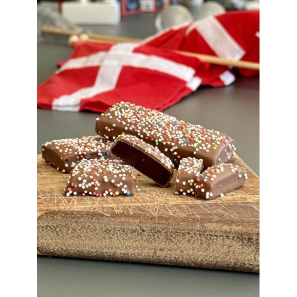 Karamel Bar <br><br>Romkuglebar med lys chokolade <br><br> 