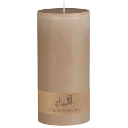 Kirkelys - Svanem�rket <br><br>Rustik h�r <br><br> H: 20 �: 9,6 cm <br><br>  ca. 120 t <br><br>
