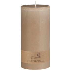 Kirkelys - Svanem�rket <br><br>Rustik h�r <br><br> H: 20 �: 9,6 cm <br><br>  ca. 120 t <br><br>