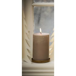 Kirkelys - Svanem�rket <br><br>Rustik h�r <br><br> H: 15 �: 9,6 cm <br><br>  ca. 90 t <br><br>