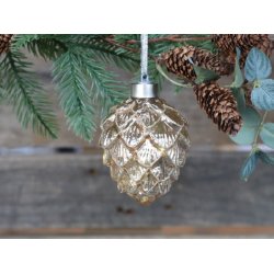 Kogle m. glimmer <br><br> LED - 10 cm