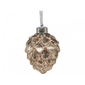 Kogle m. glimmer <br><br> LED - 10 cm