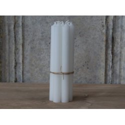 Kronelys 20 cm - 7 t <br><br> hvid