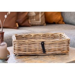 Firkantet rattanbakke <br><br> Kubu  <br><br> ST af 3 str.