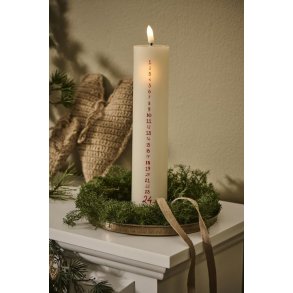 LED Kalenderlys <br><br> inkl. fjernbetjening <br><br> H25 / 5 cm <br><br>