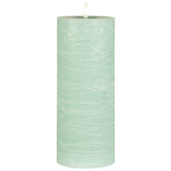 LED rustik bloklys <br><br> Lysegrn <br><br> ST m/ 3 str. <br><br>