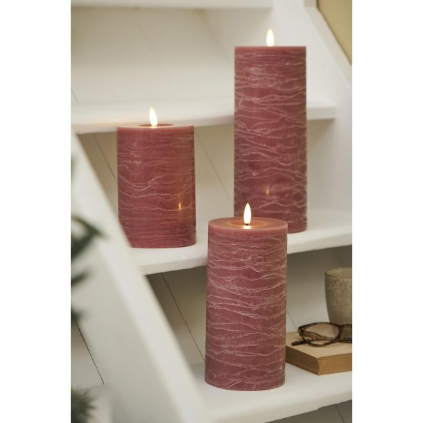 LED rustik bloklys <br><br> Malva <br><br> ST m/ 3 str. <br><br>