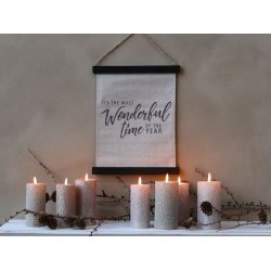 Lrred til ophng<br><br>It's the most wonderful time of the year<br> 30 x 22 cm