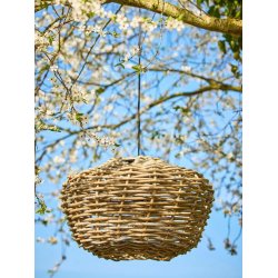 UFO rattan lampe <br><br> Kubu <br><br> 50 x H30 cm <br><br> Uden fatning/ledning <br><br>