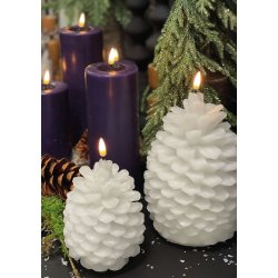 LED Koglelys <br><br> St m. 2 str. <br><br> Hvid <br><br>