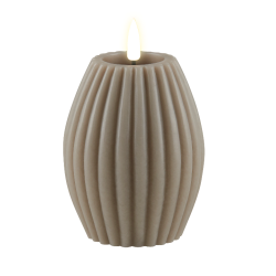 LED Rillelys <br><br> m. timer <br><br>ST m/ 2 str. <br><br> Sand