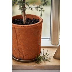 Lysbakke m. kant <br><br> : 15,7 cm <br><br> messing look