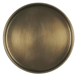 Lysbakke m. kant <br><br> : 8 cm <br><br> messing look