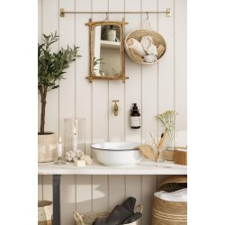 Stage glas til bedelys <br><br> m/ fast indsats <br><br> H: 25 �: 13 cm <br><br>