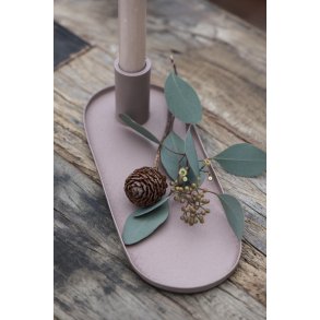 Stage til bedelys <br><br> malva - oval <br><br>