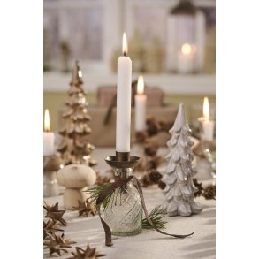 Stage til bedelys <br><br> messing look <br><br> til at putte i flaske