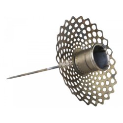 Lysspyd <br><br> antique messing <br><br> til bedelys