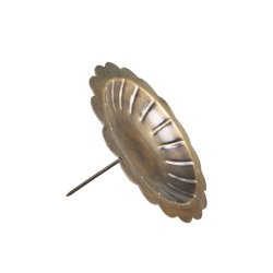 Lysspyd <br><br> til bloklys <br><br> antique messing <br><br> 