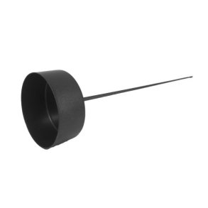 Spyd til fyrfadslys <br><br> sort <br><br>12 cm <br><br>