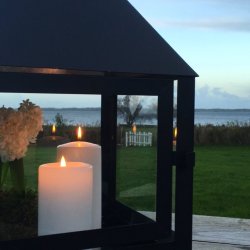 Mega quadro lanterne <br><br> 32 x 32 x 52 cm <br><br> Sort