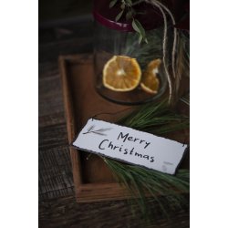 Metalskilt <br><br> Merry Christmas <br><br> 