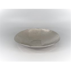 Hamret fad <br><br> antique s�lv <br><br> lille <br><br>