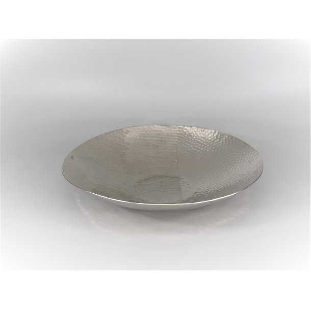 Hamret fad <br><br> antique s�lv <br><br> lille <br><br>