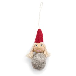 Hndlavet nisse ornament <br><br> Vlg mellem 8 slags <br><br> 